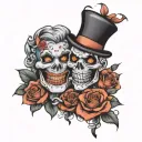 smile now cry later tattoo design idea