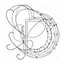 programming, knowledge, joyful, number 17 tattoo design idea