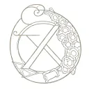 programming, knowledge, joyful, number 17 tattoo design idea