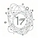 programming, knowledge, joyful, number 17 tattoo design idea