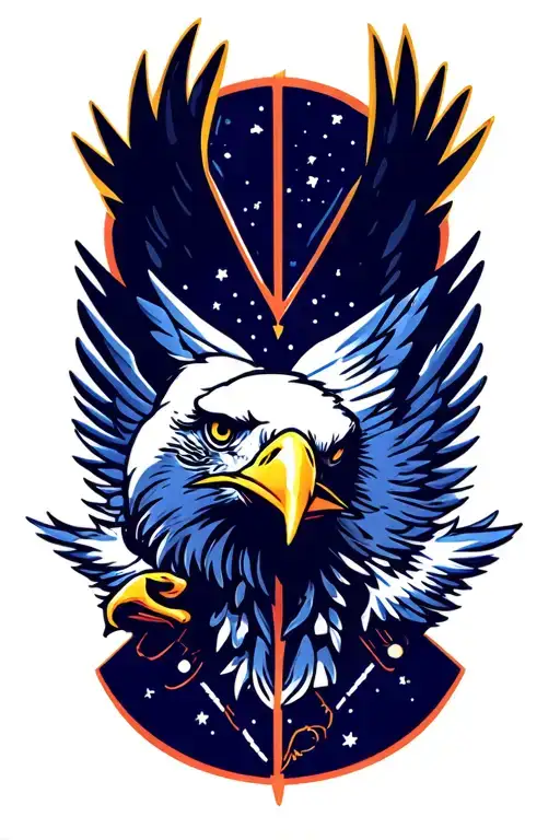 eastern airlines eagle tattoo design idea