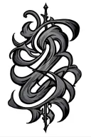 Midas touch me sigil tattoo design idea