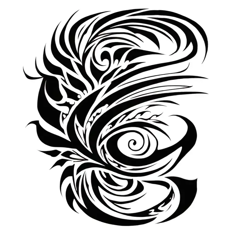tribal design meaning strength and beauty I'm tattoo design idea