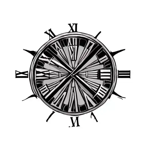 2024 Roman Numerals tattoo design idea
