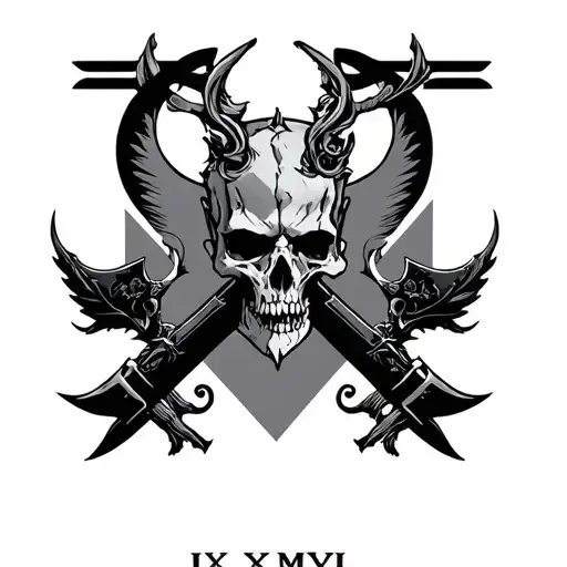 IX-XVII-MCMXC tattoo design idea