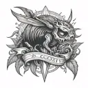 Agrogoth tattoo design idea