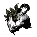 Bicep tattoo design idea