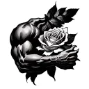 Bicep tattoo design idea