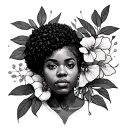 Afrocentric tattoo design idea