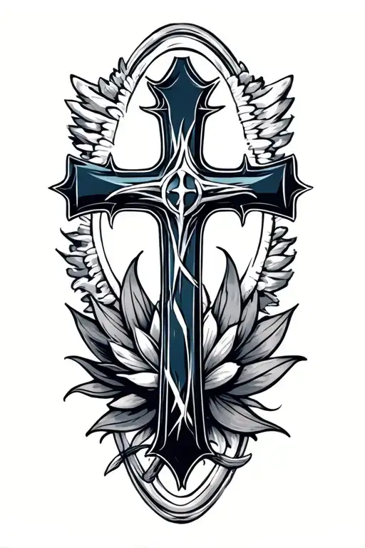Mariners Cross tattoo design idea