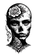 mental abuse survivor tattoo design idea