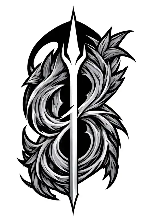 Skyrim logo tattoo design idea