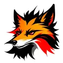 Fox Face tattoo design idea