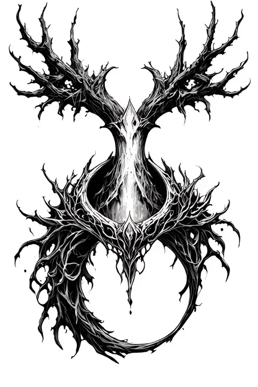 Dark Fantasy, Elden Ring tattoo design idea