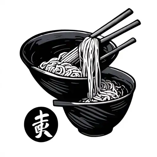 Ramen tattoo design idea