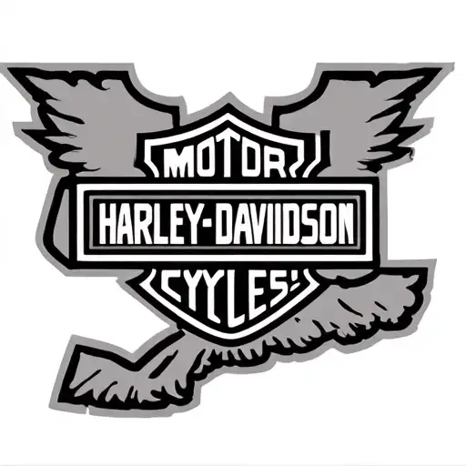 Harley Davidson bar and shield with Tennessee outline tattoo tattoo design idea