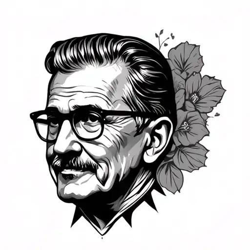 Dad Memorial tattoo design idea