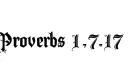 "Proverbs 17:17" tattoo design idea