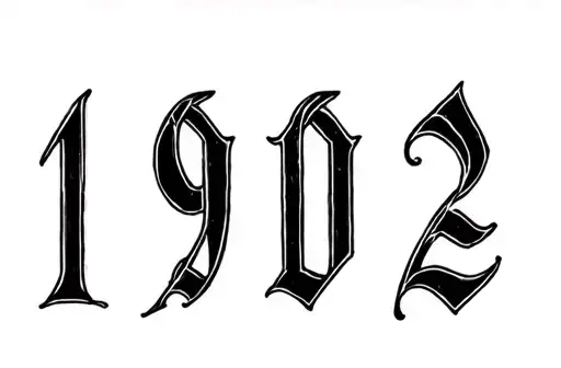 "1992" tattoo design idea
