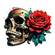 cumslut tattoo design idea