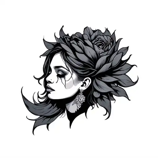 Whore tattoo design idea