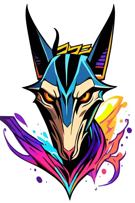 anubis sleeve tattoo tattoo design idea