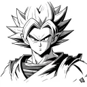 Future Gohan tattoo design idea