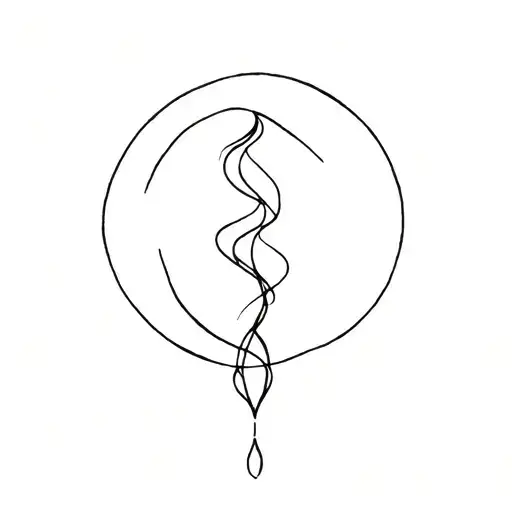 even in sadness and happiness not to loose side of reality and be grounded tattoo design idea