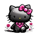 Hello Kitty tattoo design idea