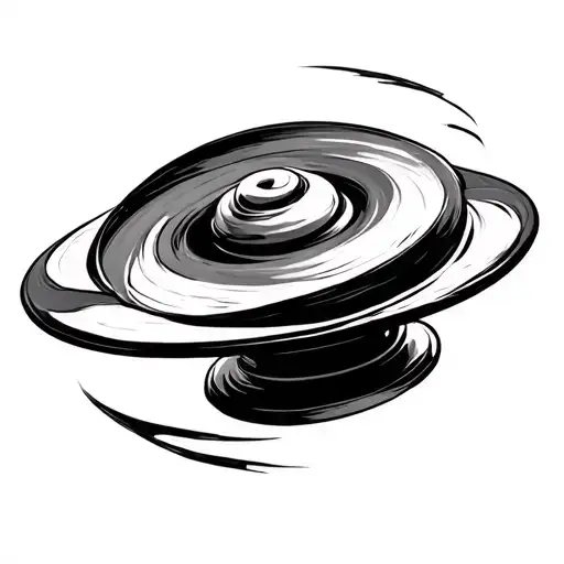 Spinning Top tattoo design idea