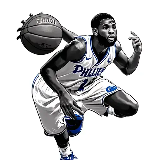 Duke Blue Devils Basketball, 49ers, Phillies, sixers fan tattoo design idea