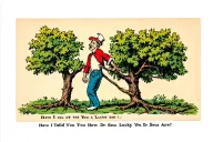 The tree pulling the pants off the guy in the Dr Seus book Have I Told You How Lucky You Are? tattoo design idea