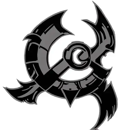 overwatch 2 symbol outline tattoo design idea