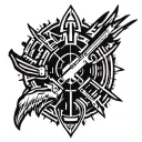special forces group tattoo design idea