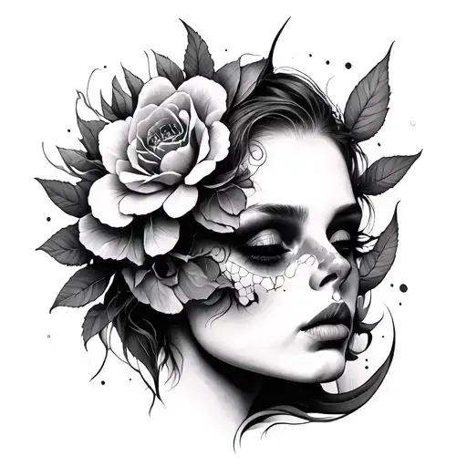 Surreal tattoo design idea