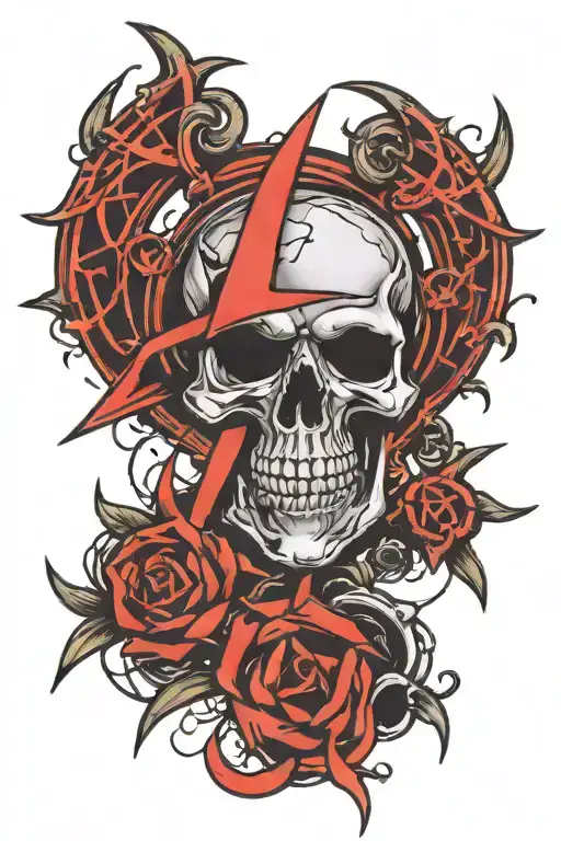 anarchy symbol tattoo design idea