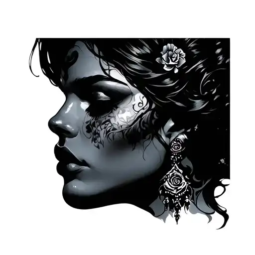 Dark Romance tattoo design idea