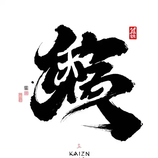 Kaizen Kanji tattoo design idea