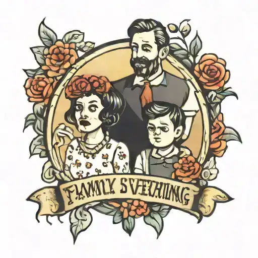 FAMILY is everything, Todor and Tadej tattoo design idea