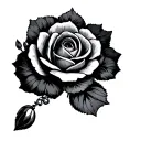 Ankle Bracelet tattoo design idea