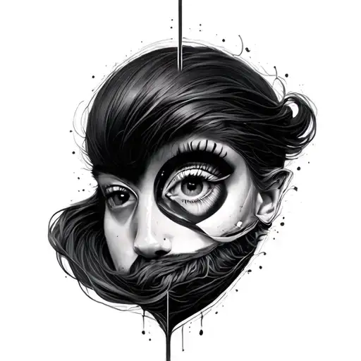 Perspective vs perception tattoo design idea