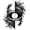 Perspective vs perception tattoo design idea