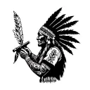 Native American plumber tattoo design idea