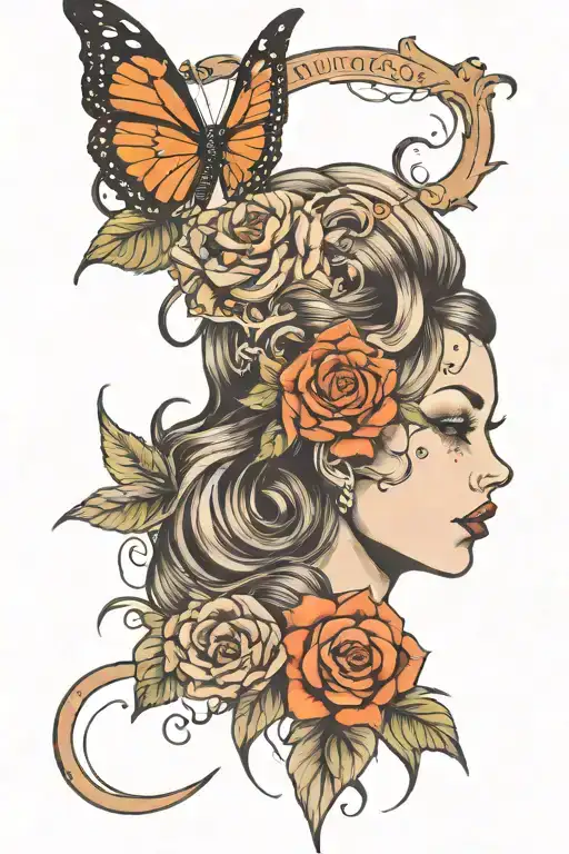 girls don't know what love is stress tattoo design idea