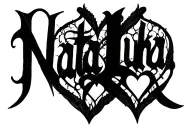two word tattoo " Nata Luka " and between them a simple heart. make this tattoo in gothic style tattoo design idea