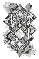 addiction recovery  tattoo design idea