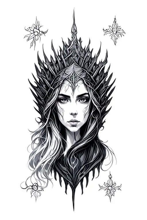 Throne of Glass minimalist tattoo design tattoo design idea