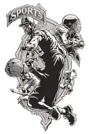 sports family religion past present future tattoo design idea