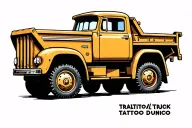 Dump Truck tattoo design idea