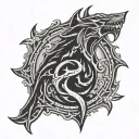 skyrim logo tattoo design idea